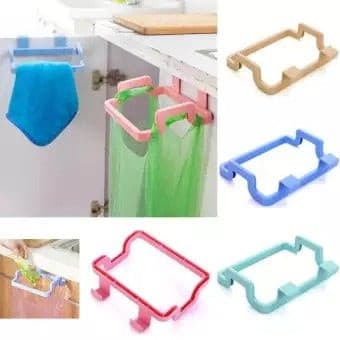 Garbage/Trash Bin Bag Holder & Towel Rack For Kitchen Drawer.