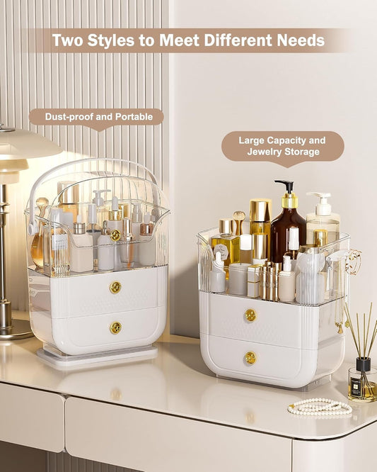 2 Drawer Premium Makeup Organizer Box